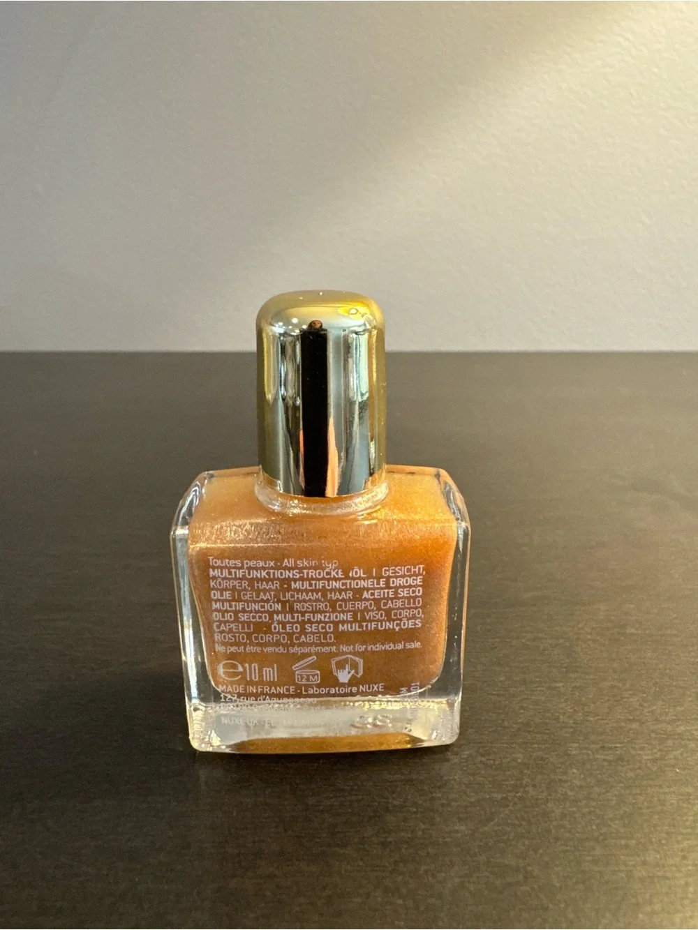 Nuxe Huile Prodigieuse Shimmer Dry Oil .33 oz 10 ml Travel Size NEW